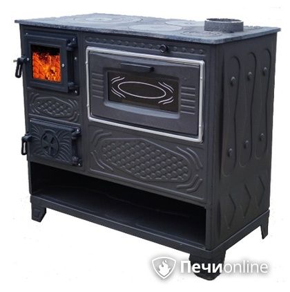 Отопительно-варочная печь МастерПечь ПВ-05С с духовым шкафом, 8.5 кВт в Домодедово